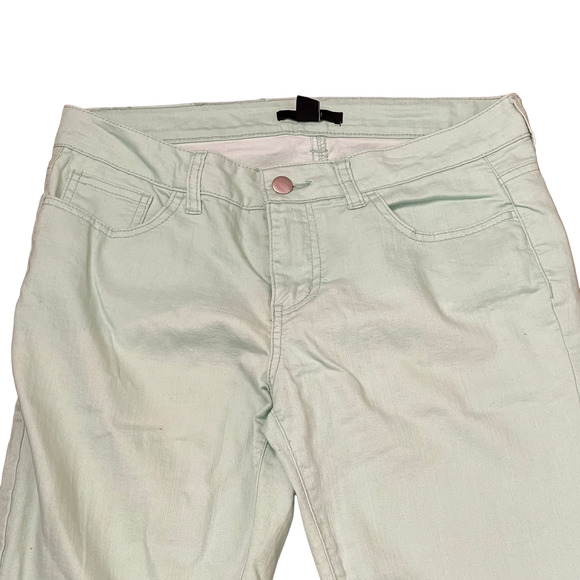 Forever 21 Jeans Size 29 Mint‎ Green Womens Denim Skinny Stretch Blend 30X28 - Picture 2 of 5